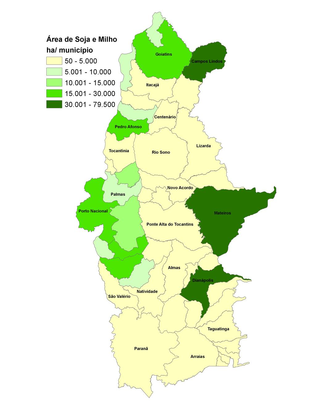 Mapa 45 Anomalia do IV das lavouras de grãos em relação à média histórica, na região Oriental