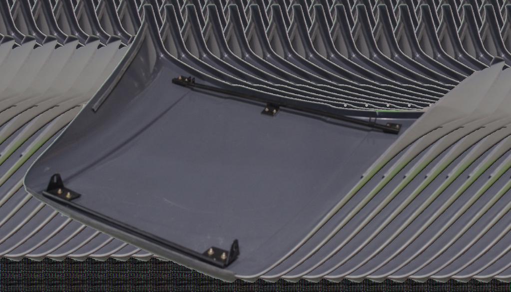 1º Passo - Montagem do teto e suportes A Rodoplast aconselha a fazer montagem dos componentes plásticos do teto e
