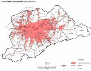 Metro: Área de Influência Direta Região Metropolitana de São Paulo 5%