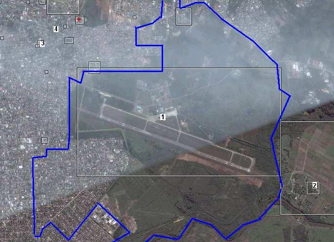 CAN01 Niterói - Informações NOTA: 1 Base Aérea de Canoas; 2 Instituto Riograndense do Arroz
