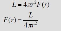 dt, onde F é o fluxo de energia ( erg s -1 cm -2 ).