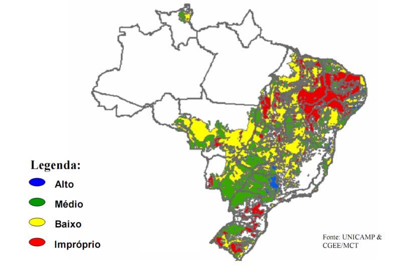 Solo e clima adequados a