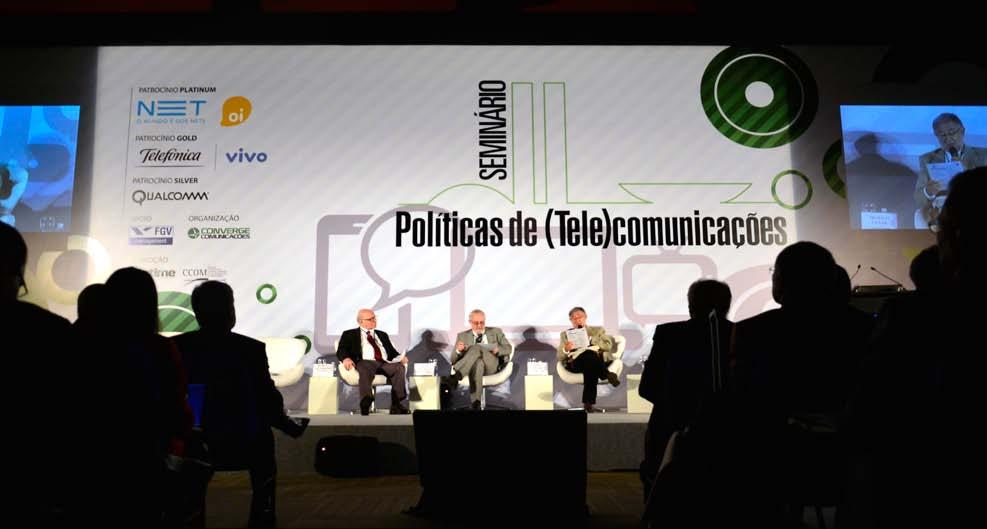 O EVENTO 2013 em pauta A Converge organizou em fevereiro mais uma edição do Seminário Políticas de (Tele)comunicações, realizado em parceria com o Centro de Estudos de Políticas de Comunicação da