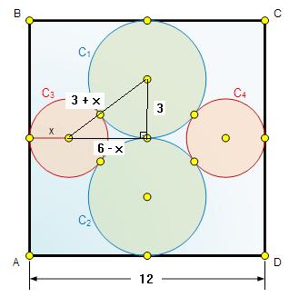 ) Inicialmente, observe que o triângulo ABC é retângulo em B. Veja figura a seguir. A B R 4 R C Veja que o centro da circunferência de raio R está sobre a bissetriz interna do ângulo A.