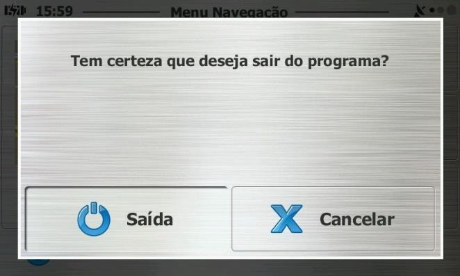 8º passo: clique no botão de Sair, no canto