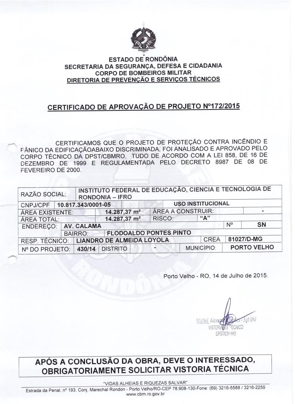 Documento Comprobatório Anexos