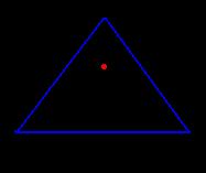 ORTOCENTRO de um triângulo é o ponto de encontro das três alturas do