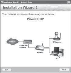 Após a análise da rede, clique no botão Next ( Seguinte ) para continuar o programa. IW2 Installation Wizard 2 3.