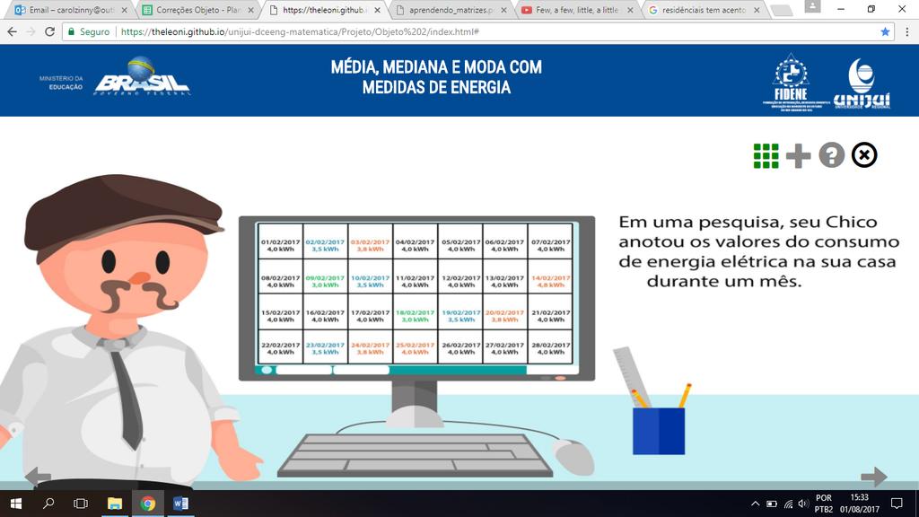 Nesta tela, selecione a alternativa correta considerando os dados da tabela ao