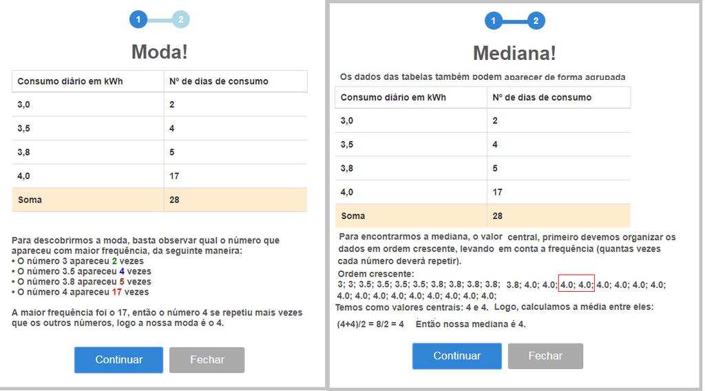 Ao concluir a atividade 4 e avançar