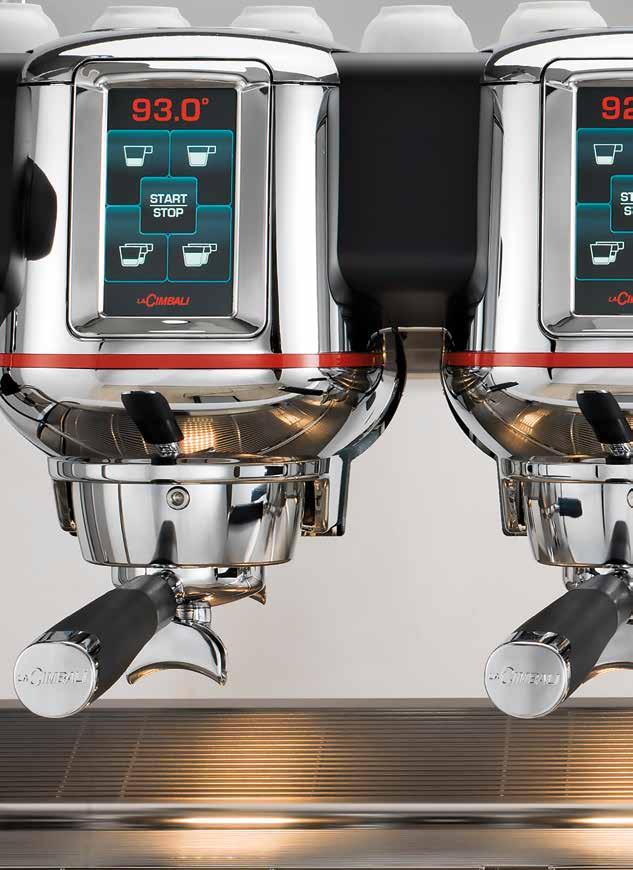 SIMPLEMENTE A SUS ÓRDENES Una máquina realmente evolucionada transforma la complejidad en gestos simples e inmediatos para el barman.