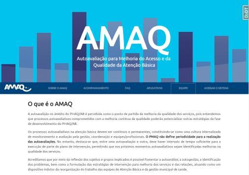 AMAQ ACESSO LIVRE Autoavaliação para Melhoria do Acesso e da Qualidade da