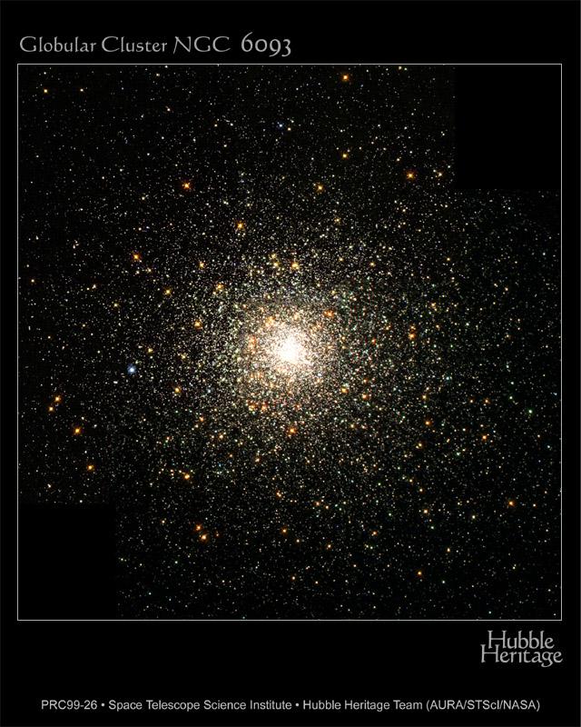 Exemplo de Aglomerado Globular Aglomerados de forma esférica, muito rico em estrelas avermelhadas e velhas, podendo ter de