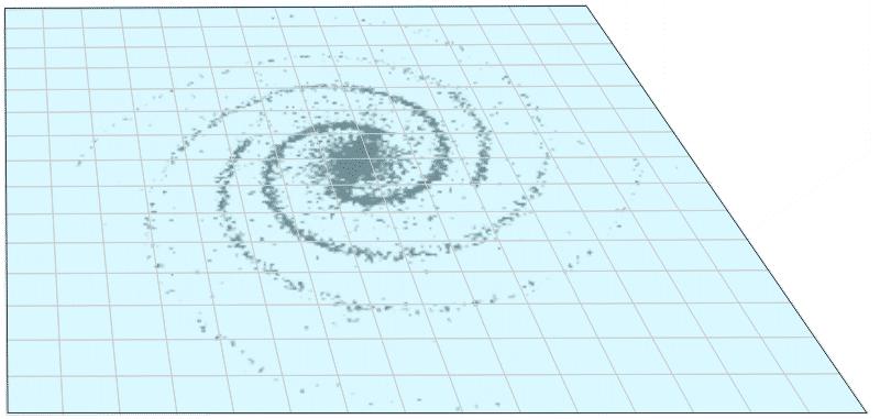 Coordenadas Galácticas Tomando o plano da Galáxia e o seu centro como referências do sistema de coordenadas galácticos, temos: Coordenadas Galácticas l (longitude galáctica): medida angular no