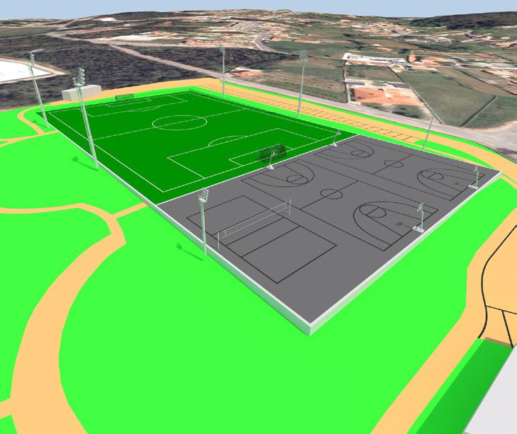 Dedicados a Gaia 2017 Já estão no terreno os primeiros trabalhos que permitirão a construção do Complexo Desportivo de Sermonde.