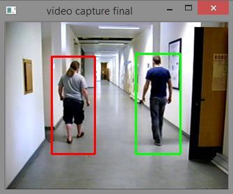 selecionada é atualizado frame a frame, indicando seu deslocamento durante a execução do vídeo. A Fig.