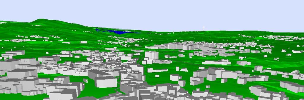 A simulação efectuada para o cálculo do Mapa de Ruído do Município de Condeixa-a-Nova teve como base a representação física da