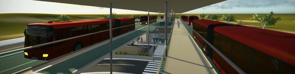Projeto BRT R$ 820 milhões em recursos investidos; R$ 212 milhões investidos na primeira etapa (já licitada);