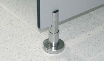 Urinal Division Made of 1mm thick compact laminate and stainless fittings.
