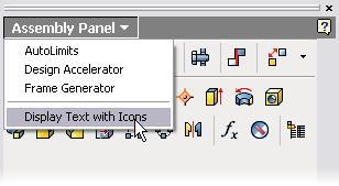 Atalhos de teclado Nos menus e na barra do painel, é possível usar atalhos de teclado para acessar ferramentas. Por exemplo, P para Place Component ou N para Create Component.