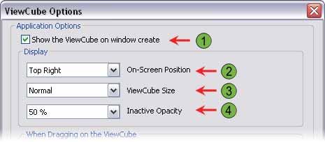 Acessar ViewCube Barra de ferramentas: Standard do Inventor Acesso ao comando Opções do ViewCube Menu: clique com o botão direito do mouse no ViewCube e clique em Options Menu: Tools > Application