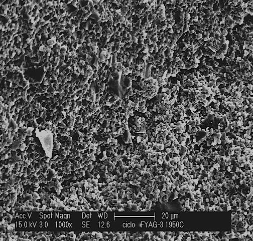 Figura 9: Micrografias eletrônicas de varredura de amostras sinterizadas