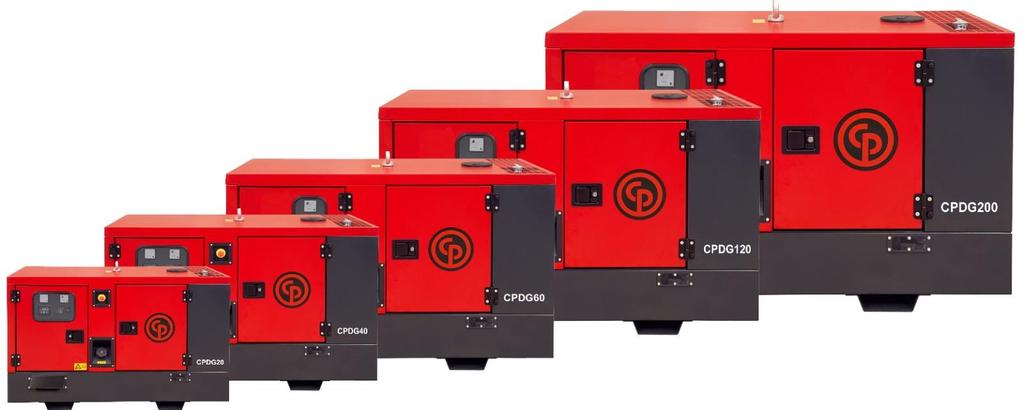 Geradores à Diesel Nossos modelos-padrão oferecem potência de 23 a 2.250 kva.