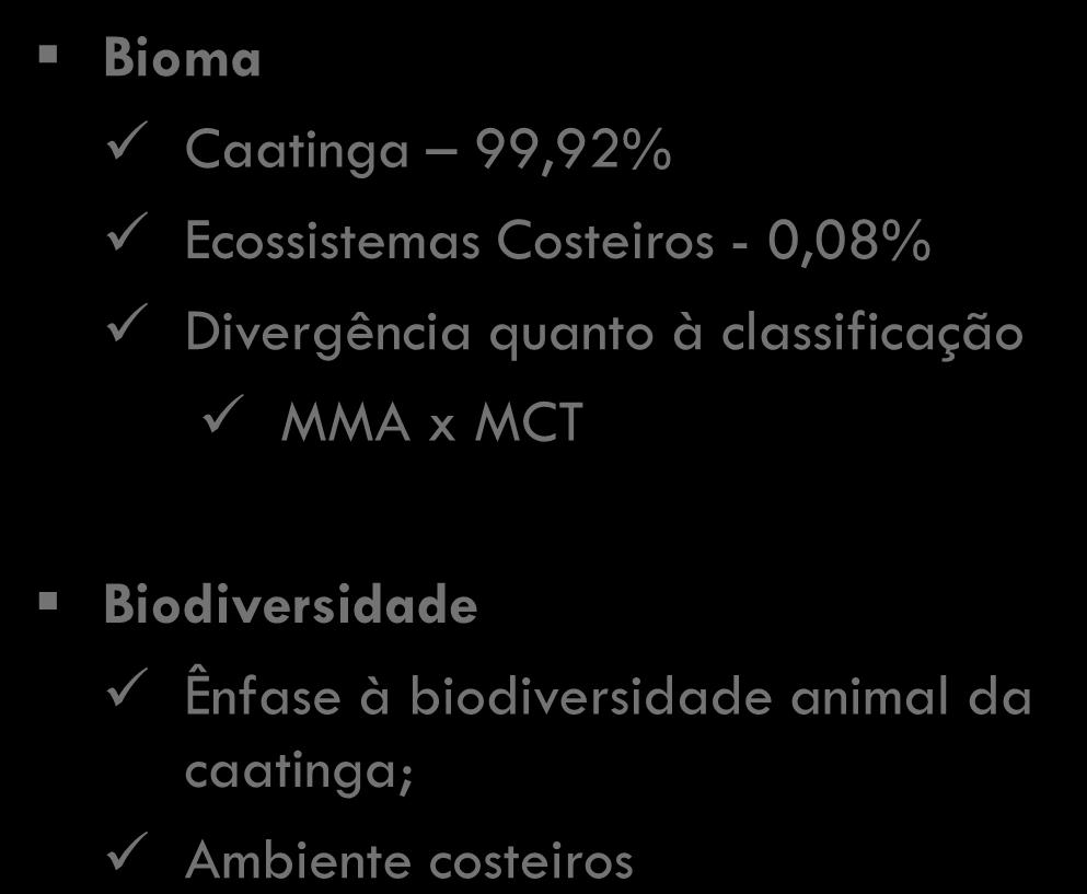 Caracterização Físico-Biótica Biomas e Biodiversidade
