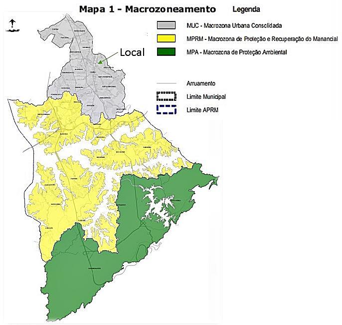 1.7 MACROZONEAMENTO 13 MUC Macrozona Urbana Consolidada (Mapa 1) Fonte: L.M. 6184/11- Plano Diretor de São Bernardo do Campo.
