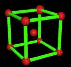 ccc cada átomo dos vértices do cub é dividido com 8 células unitárias Já o átomo do centro pertence