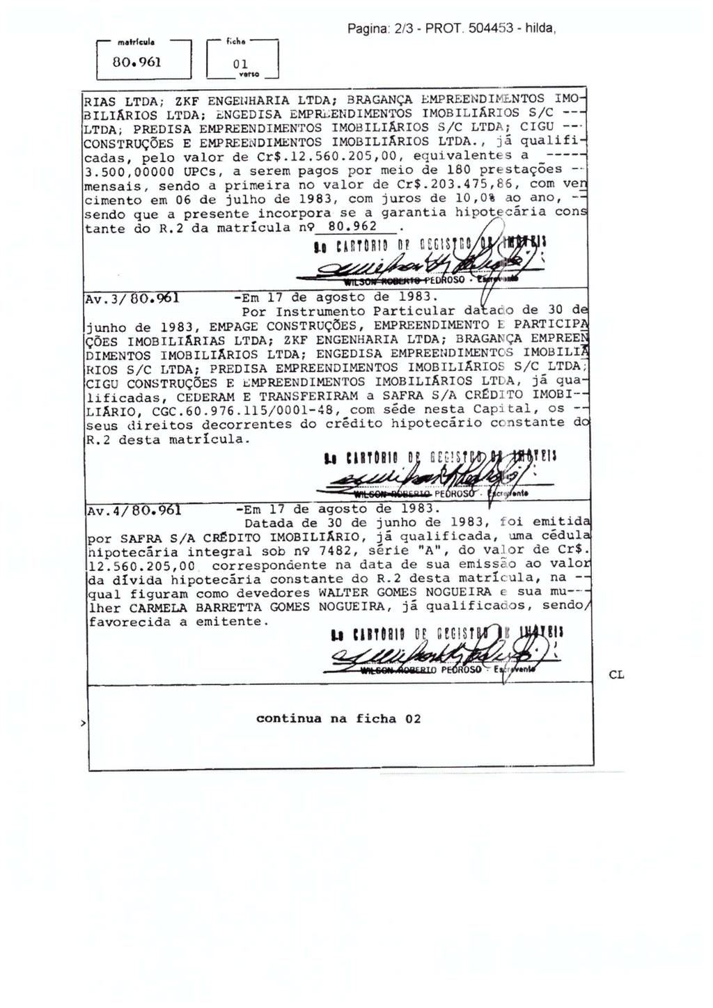 fls. 96 Este documento foi protocolado em 05/08/2015 às 15:41, é cópia do original assinado digitalmente por MARA APARECIDA CESAR DE