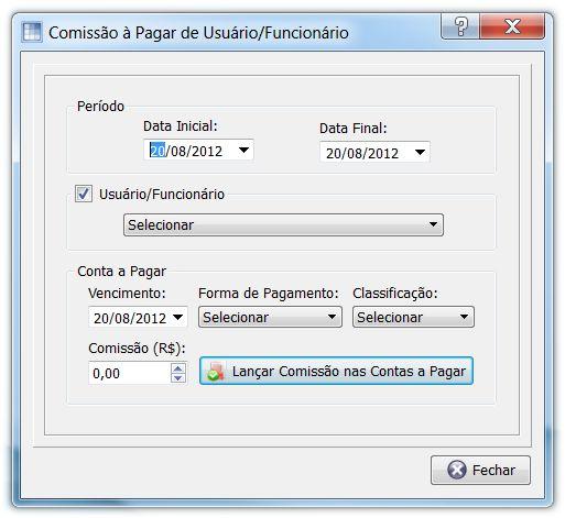 31 22. COMISSÕES A PAGAR Na tela de comissões a pagar é calculado a comissão dos funcionários de aluguéis e vendas e lançado na contas a pagar.