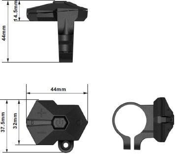 Indicador de bateria inteligente: Fornece um indicador de bateria confiável, não funcionara com o motor em off.