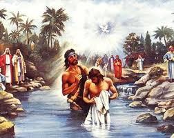 O BATISMO DE JESUS NAS ÁGUAS Neste contexto, Jesus foi batizado por João Batista nas águas do rio Jordão, não pelo motivo de arrependimento e remissão de pecados, mas para anunciar publicamente, o
