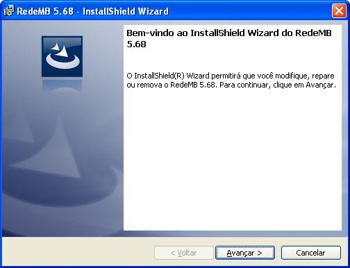 83 a) Insira o CD-ROM de instalação do RedeMB b) Caso seja efetuado o download efetuar a instalação a partir do arquivo c) Caso a instalação não seja iniciada automaticamente,