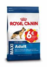 (3,33 /Kg em vez de 4,16 /Kg) 3 DE DTO imediato 13 95 desconto aplicado em vez de 16,95 Alimento "Mini Adult" Royal Canin O saco de 2 Kg Para cães de 10 meses a 8 anos e peso