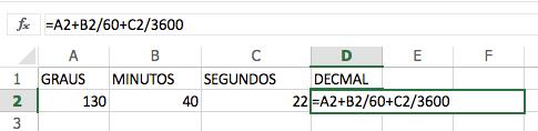 3 Dados topográficos angulares no Excel 3.