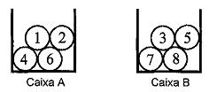 (A) (B) () 0 (D) 3 5. Em cada uma das opções seguintes (A, B, e D) são círculos ou quadrados e estão pintadas de branco ou preto).