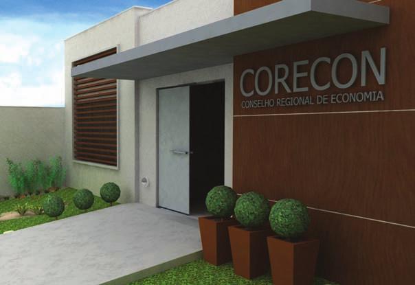 3 arquitetura SOBRIEDADE, CORECON-GO aprova projeto arquitetônico de nova fachada elegância e praticidade Ele gan te de en cher os olhos, com a pra ti ci da de que uma ins ti tu i ção re quer.