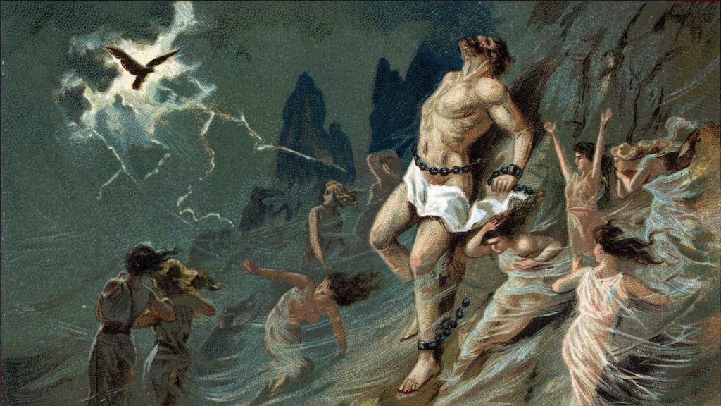 PROMETEU - O titã que roubou o fogo do Olimpo. Hippocrates descreveu doenças hepáticas (abcesso do fígado), em 400 B.