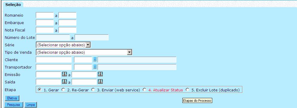 Encaminhar o Romaneio de Carregamento (RQLOG-09) assinado para o ADM - Almoxarifado Irapuru; O ADM - Almoxarifado realizará a liberação do romaneio, acessando: Entrega WMS Romaneio Inserir o numero