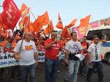 O Sindicato participou de várias manifestações estaduais e nacionais