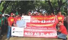 mobilizações, que aconteceram em diversos momentos, em Alagoas e Brasília.