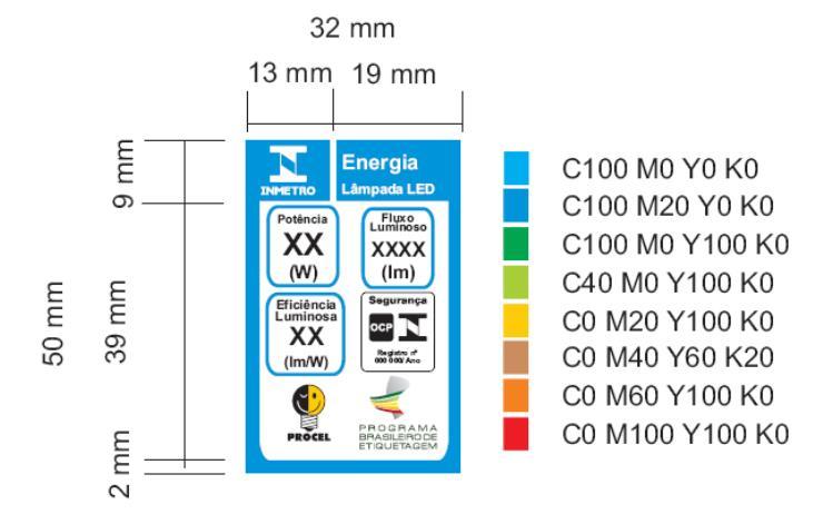 Pág.: 34/53 ANEXO A SELO DE IDENTIFICAÇÃO DA CONFORMIDADE - MODELOS PARA A ETIQUETA NACIONAL DE EFICIÊNCIA ENERGÉTICA ENCE A.1 