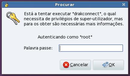 3.2.2.Surge uma janela a pedir a password do administrador do sistema (Figura 2).