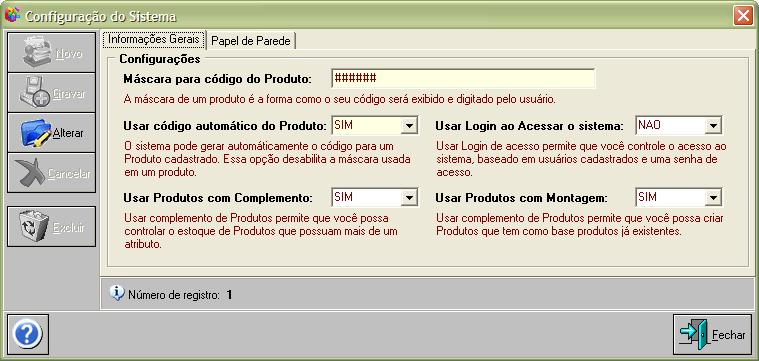 Configurando o Sistema 4. Configurando o Sistema 4.1.