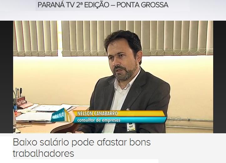 Utfpr na Mídia Paraná TV 2ª edição Professor Nelso Ari Canabarro de Oliveira, em entrevista à RPC TV, sobre as condições de trabalho nos