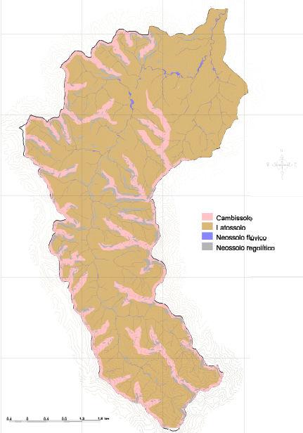 6. MAPA DE SOLOS DA BACIA DO RIBEIRÃO DAS ANTAS Os resultados das análises de campo e de laboratório foram inseridos como pontos classificados numa base de dados georreferenciada, da qual foram