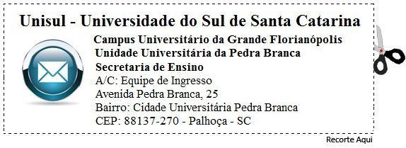 no item 5 deste Edital, até 6 de fevereiro de 2017, via carta registrada (AR) ou até 13 de fevereiro de 2017 via Sedex, para o respectivo  6.