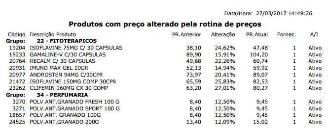 [F2]. O sistema irá gerar um relatório trazendo